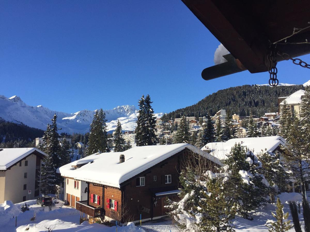 Ferienwohnung Casa Sulom Arosa Exterior foto